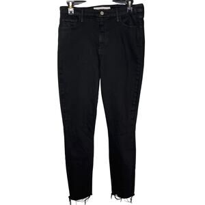 Frank and Eileen Size 30 Black Sligo Skinny Jeans Raw Hem
